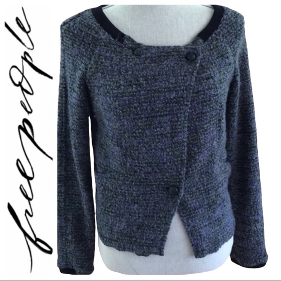 Free People Sweaters - 💕SALE💕Free People Gray/Lavender Tweed Sweater
